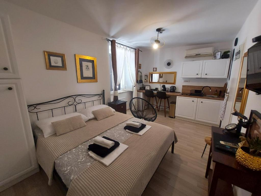 Kuchyňa alebo kuchynka v ubytovaní Apartment Agora