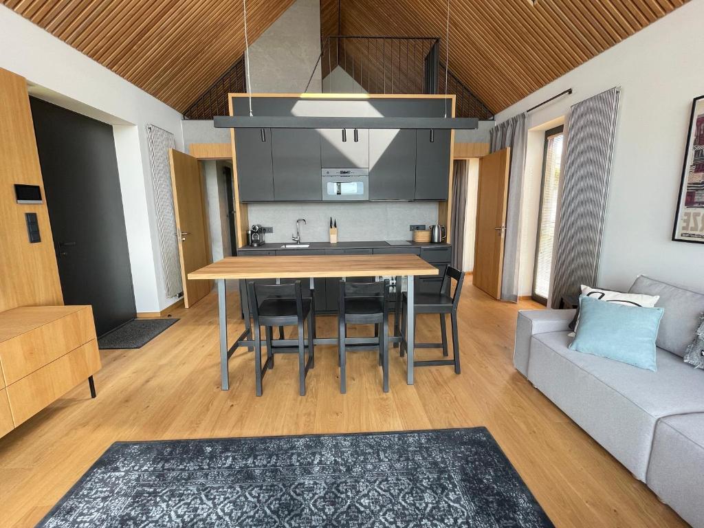 Posezení v ubytování Apartamenty Nero