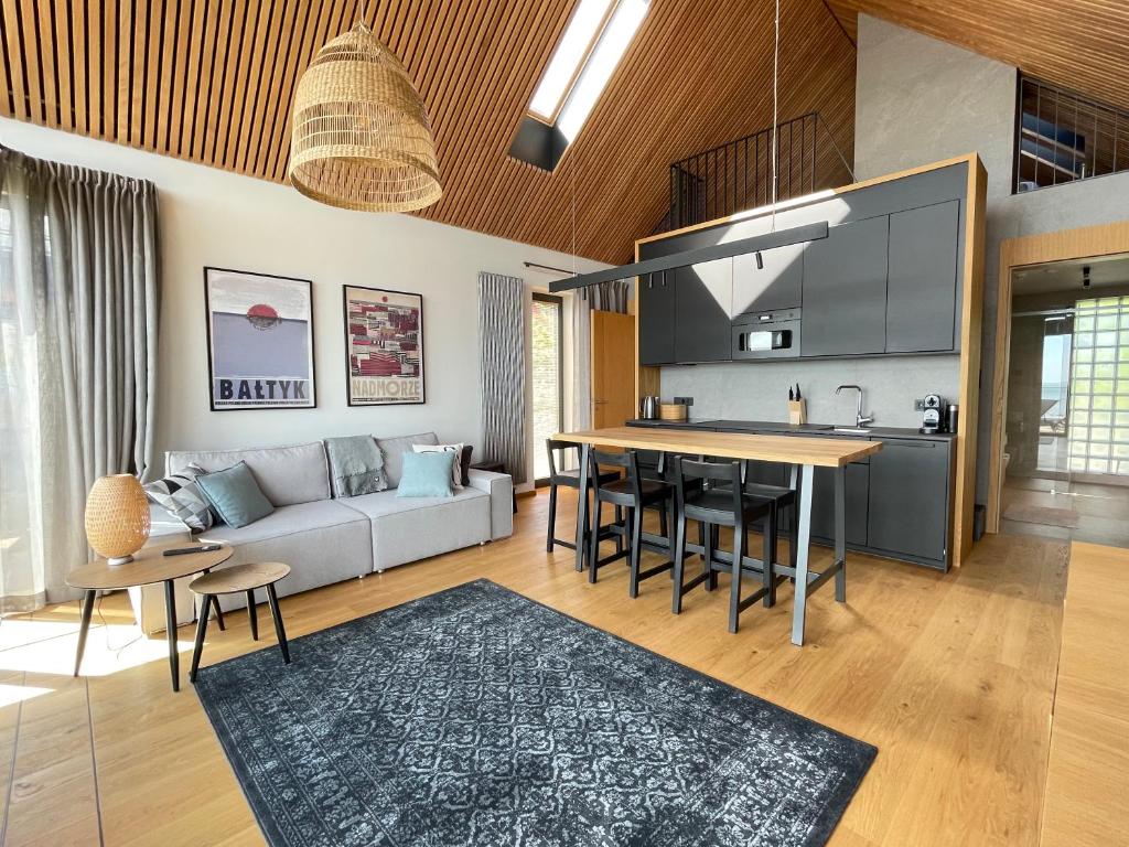 Posezení v ubytování Apartamenty Nero
