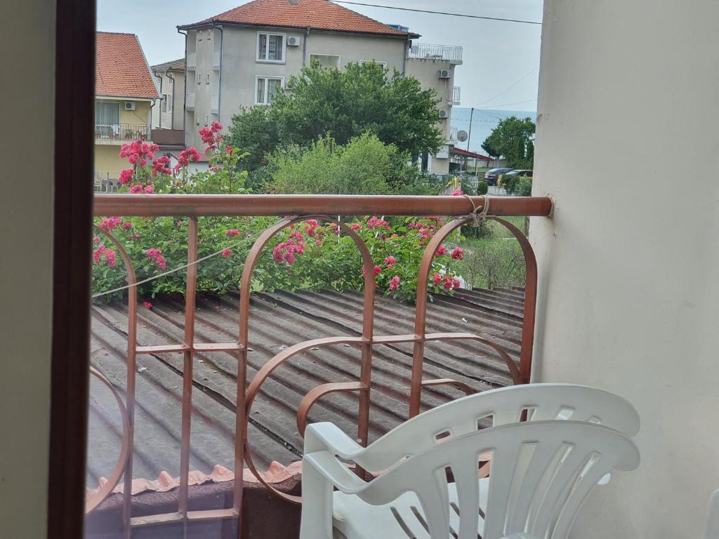 Balkón nebo terasa v ubytování Lazur Hotel