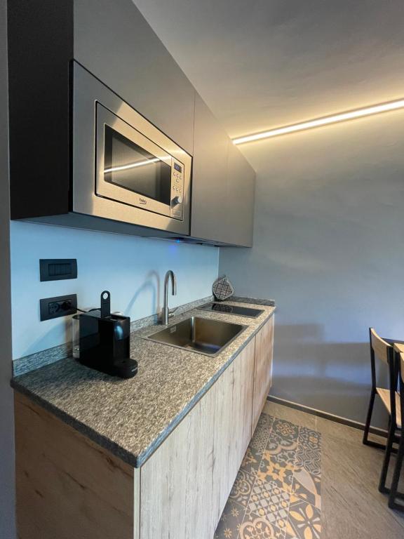 Kuchyň nebo kuchyňský kout v ubytování Maison Etoile - Pila n 0042