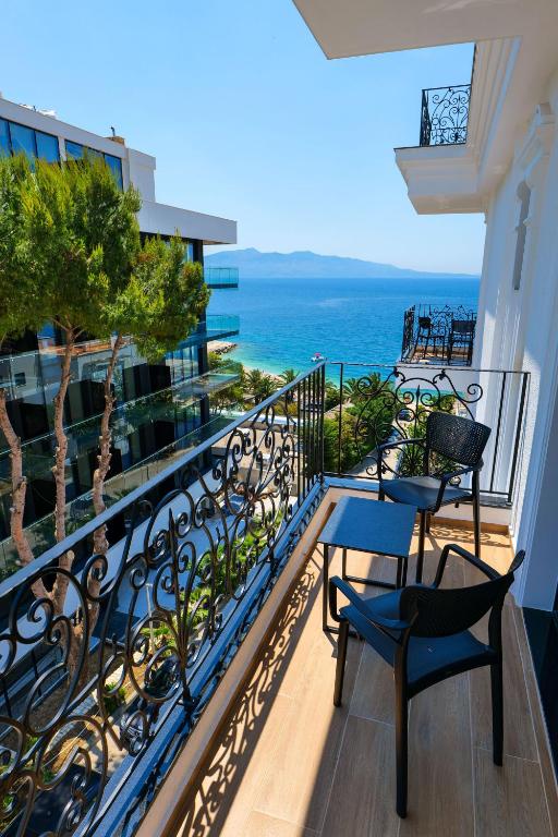 Balkón nebo terasa v ubytování Seawave Hotel