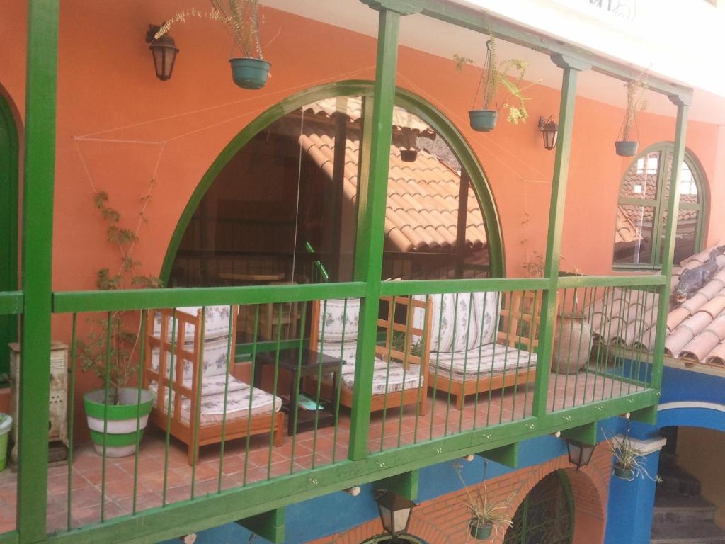 Postel nebo postele na pokoji v ubytování Anata Hostal