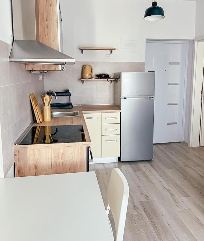 Kuchyňa alebo kuchynka v ubytovaní Apartments Happy