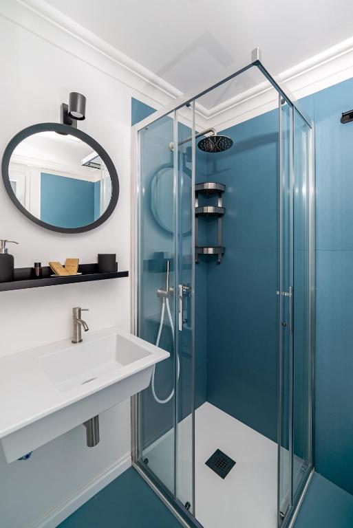 Koupelna v ubytování Capri Blue Luxury Villa Le Tre Monelle