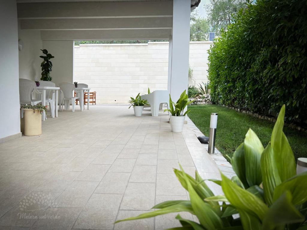 Zahrada ubytování Matera nel verde