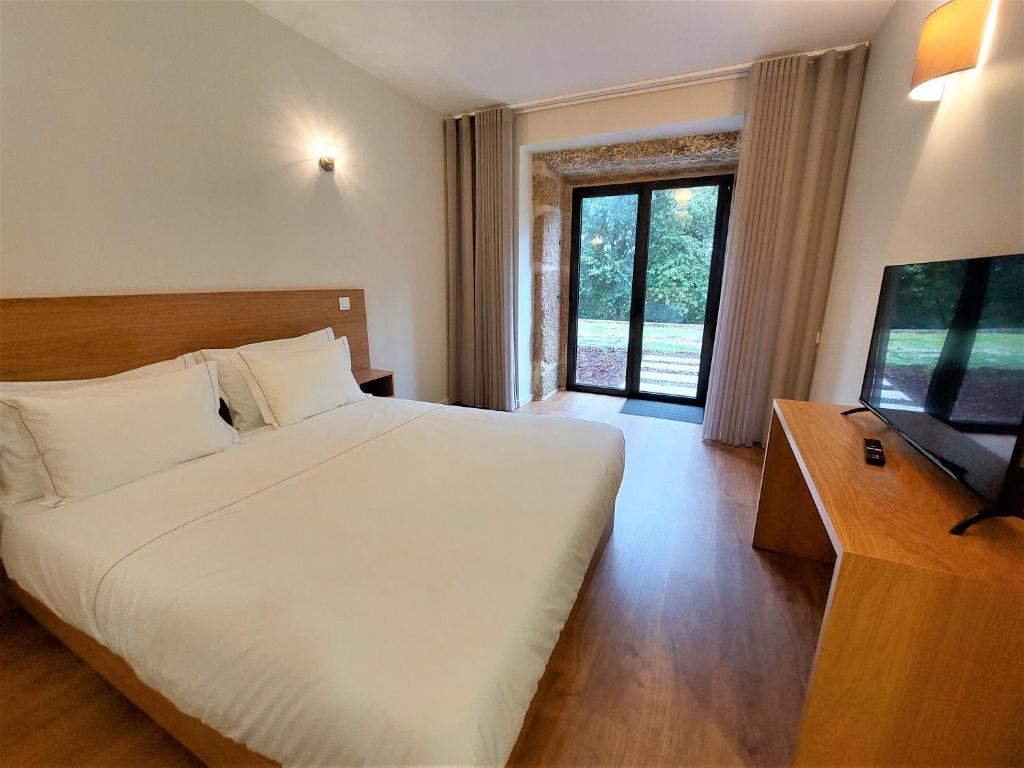 Quinta da Roda Hotel - Conforto e Tranquilidade no Gerês - 带露台的双人间
