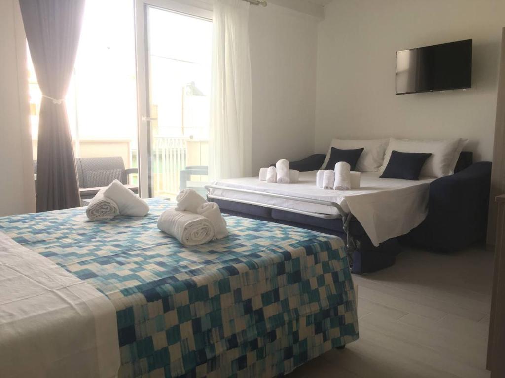 Postel nebo postele na pokoji v ubytování B&B Casa a Liu