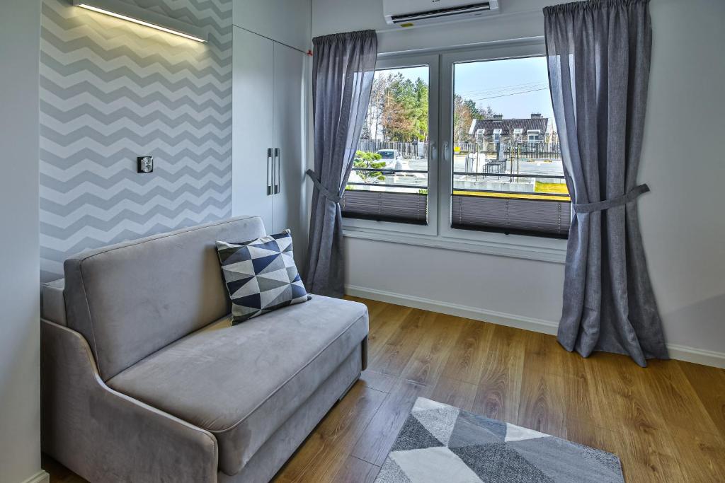 Posezení v ubytování Klif Resort Apartamenty