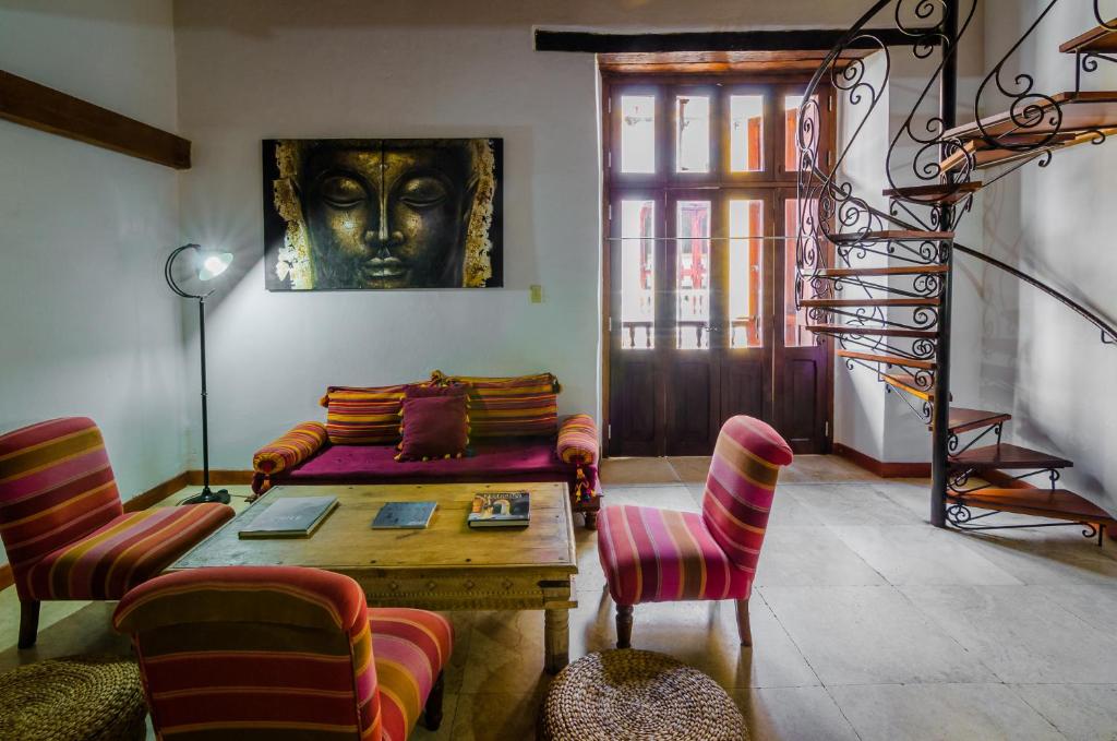 Posezení v ubytování Casa Cordoba Román