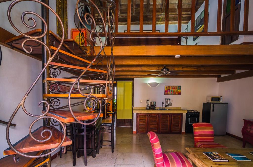Kuchyň nebo kuchyňský kout v ubytování Casa Cordoba Román