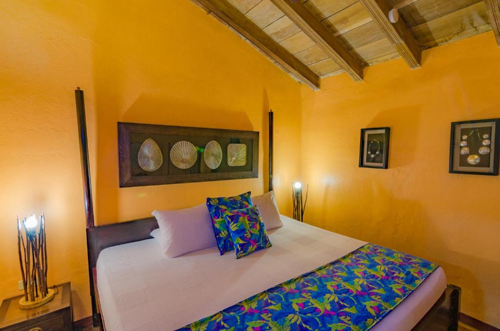 Postel nebo postele na pokoji v ubytování Casa Cordoba Román