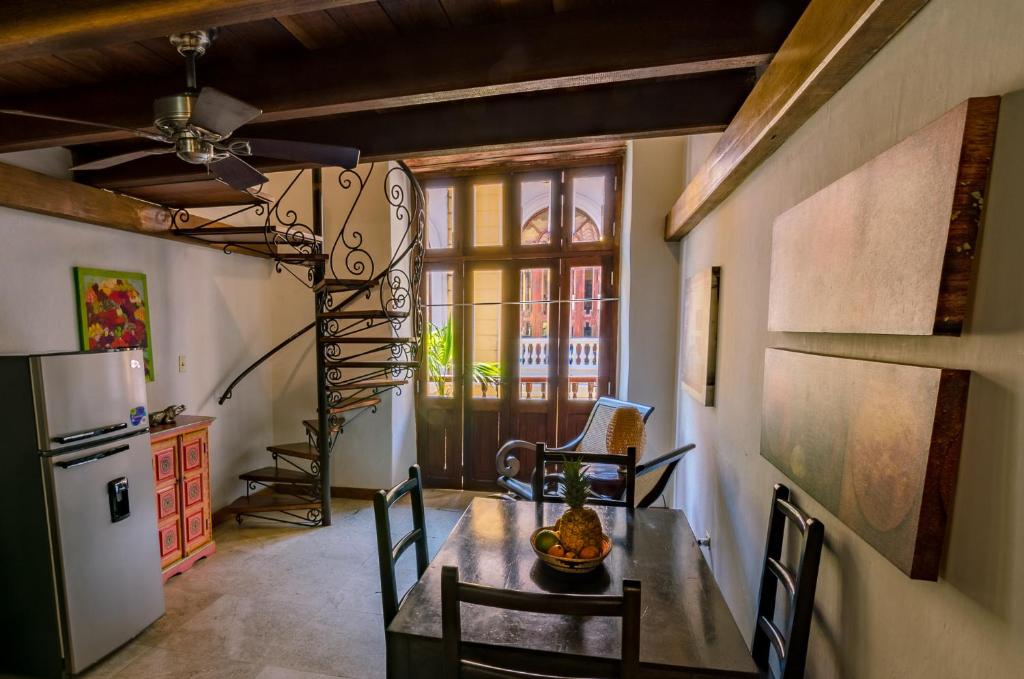 Kuchyň nebo kuchyňský kout v ubytování Casa Cordoba Román