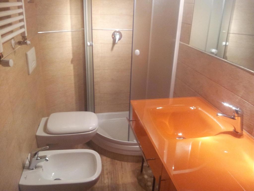 Koupelna v ubytování Apartment Camere Cinque Terre Andrea