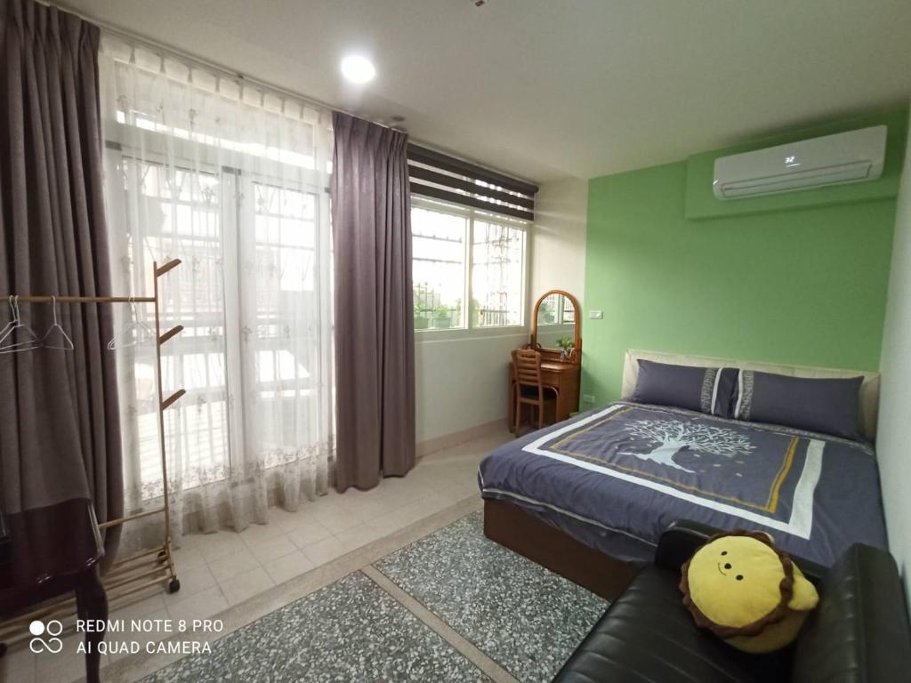 Katil atau katil-katil dalam bilik di Qianshun Homestay