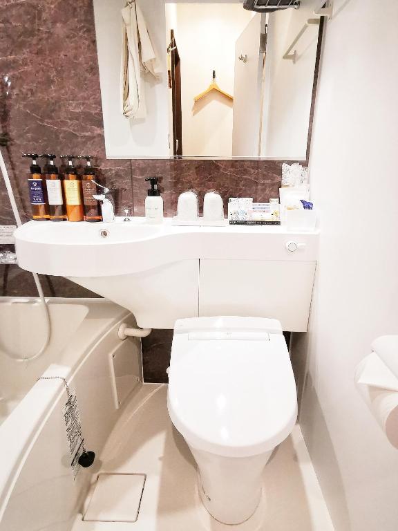Koupelna v ubytování Hotel mond omiya