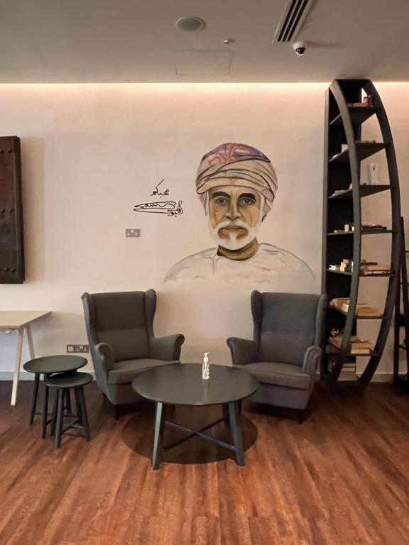 Posezení v ubytování Mutrah Hotel