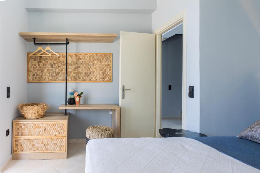 A bed or beds in a room at Villa Di Capri