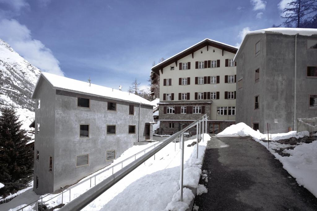 Zermatt Youth Hostel v zimě