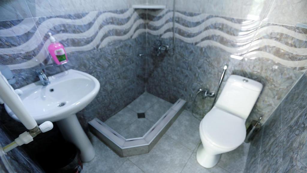 Koupelna v ubytování Lilia guesthouse