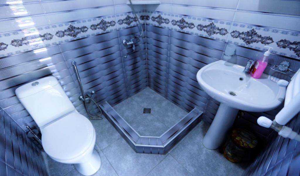 Koupelna v ubytování Lilia guesthouse