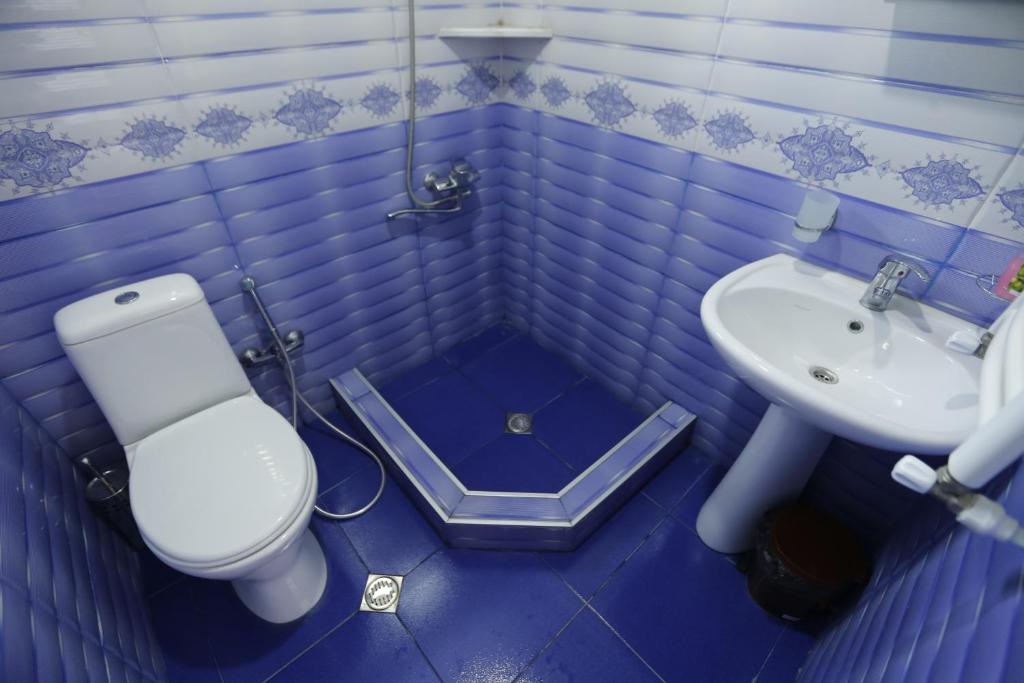 Koupelna v ubytování Lilia guesthouse
