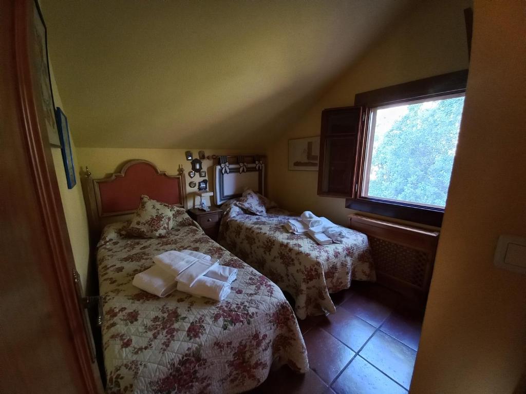 Posteľ alebo postele v izbe v ubytovaní EL REFUGIO DE GORIZ