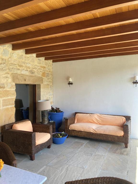 Zona de estar de Posada La Casona de Los Güelitos