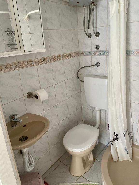Koupelna v ubytování Studio Apartmani Kremić