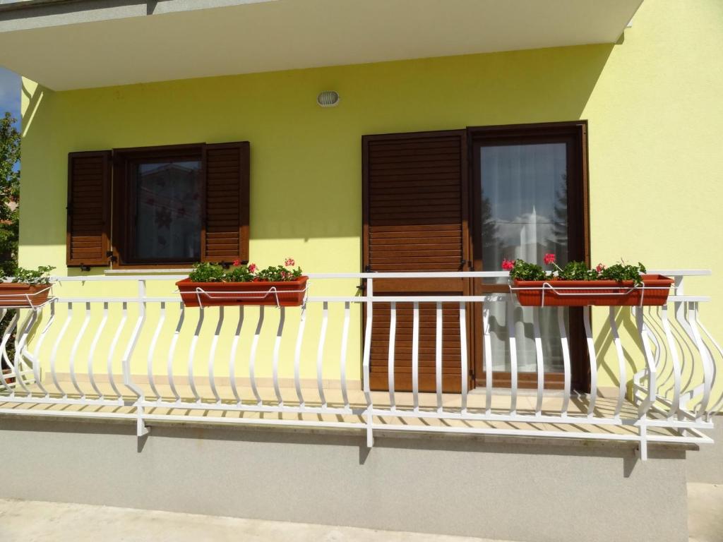 Balkón alebo terasa v ubytovaní Apartments Mišon