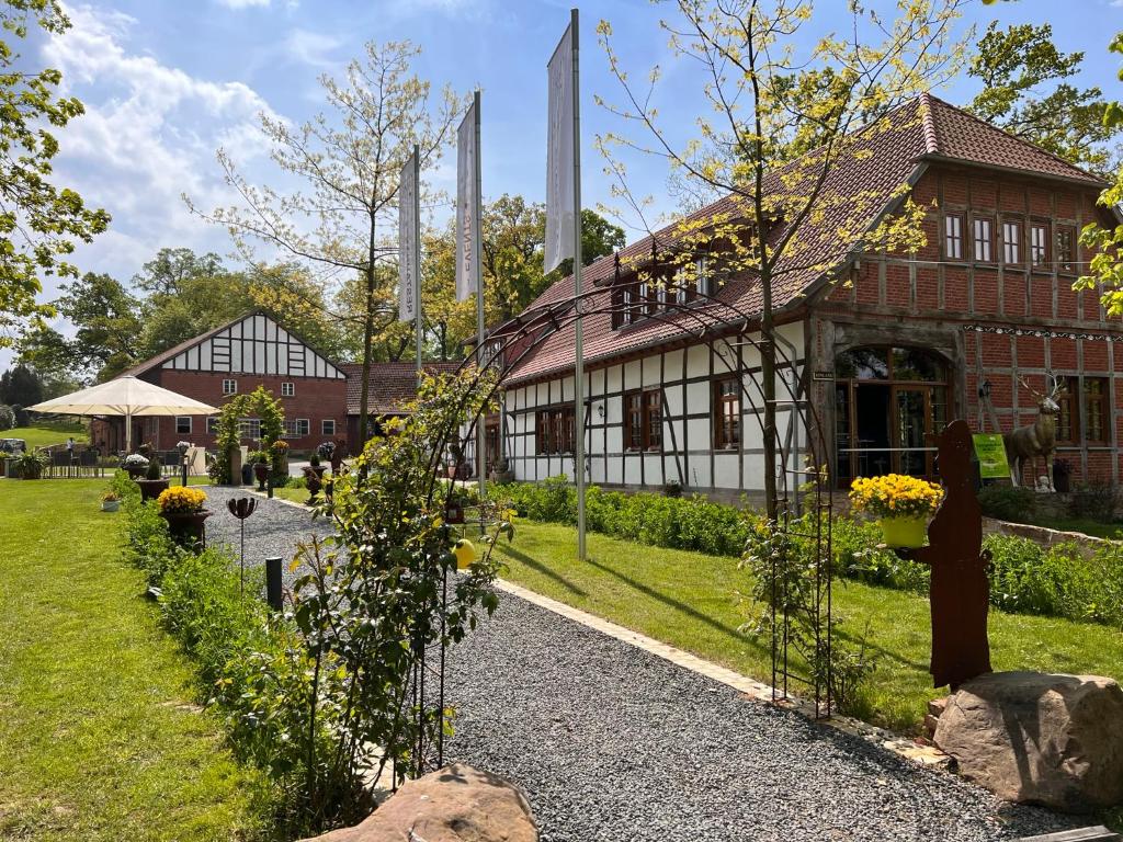Zahrada ubytování Gästehof Cafe im Schafstall