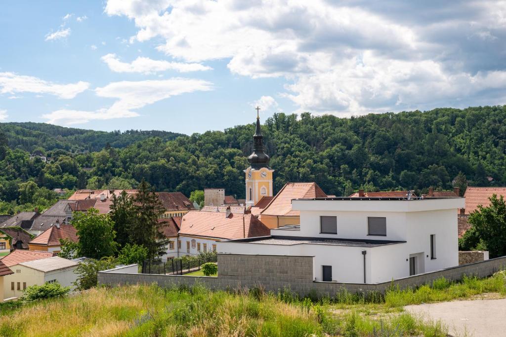 Nespecifikovaný výhled na hory nebo výhled na hory při pohledu z apartmánu