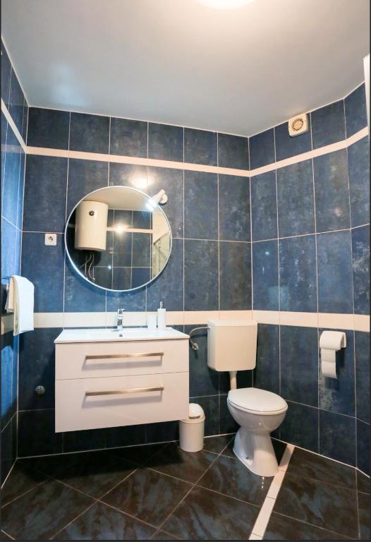 Koupelna v ubytování Apartman Nicol