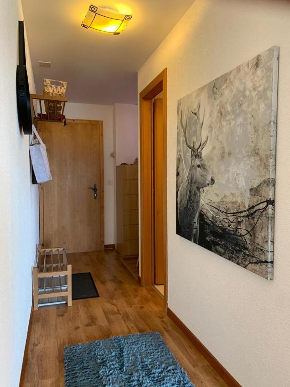 TV a/nebo společenská místnost v ubytování Studio Hauts-de-Nendaz G2 ski in-out