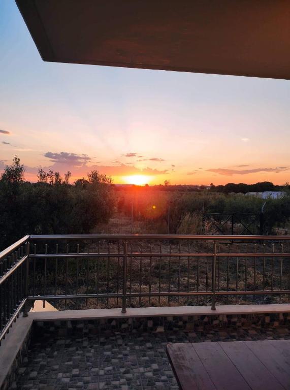 Balkón nebo terasa v ubytování Villa Elia in Nea Kallikrateia