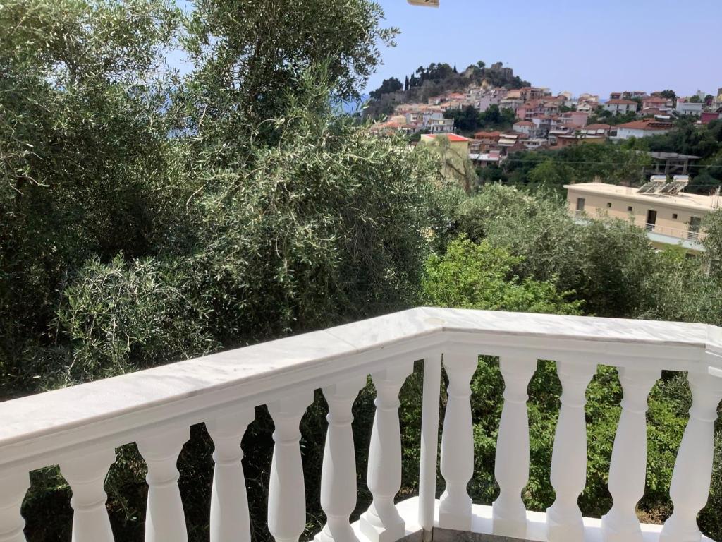 Balkón nebo terasa v ubytování villa verleti