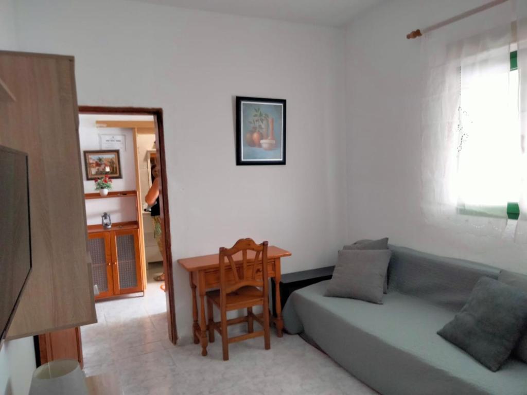 Posedenie v ubytovaní Casa Antonia Reyes, a la sombra de Famara
