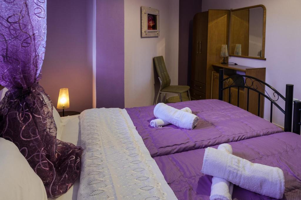 Postel nebo postele na pokoji v ubytování Villa Idilico