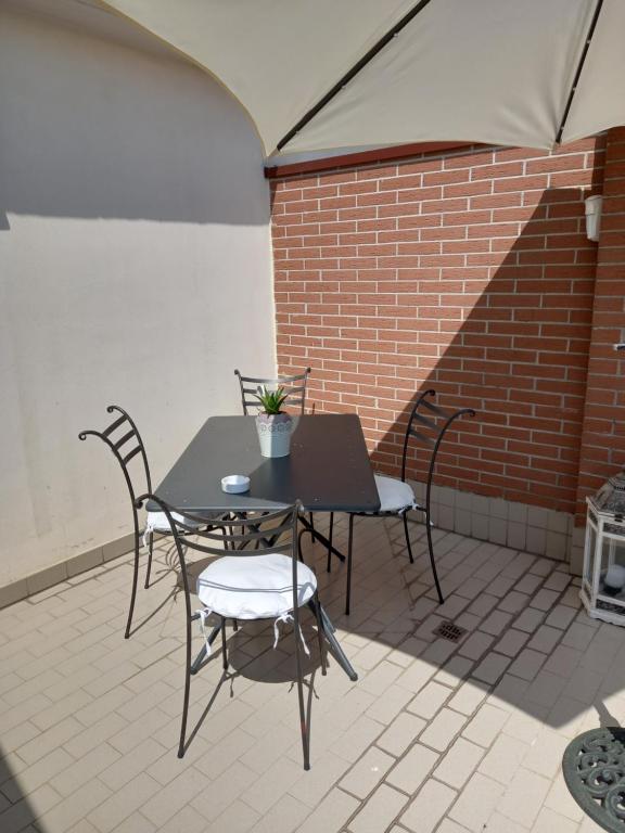 Balkón alebo terasa v ubytovaní La mansarda di Mi&Lo junior suite
