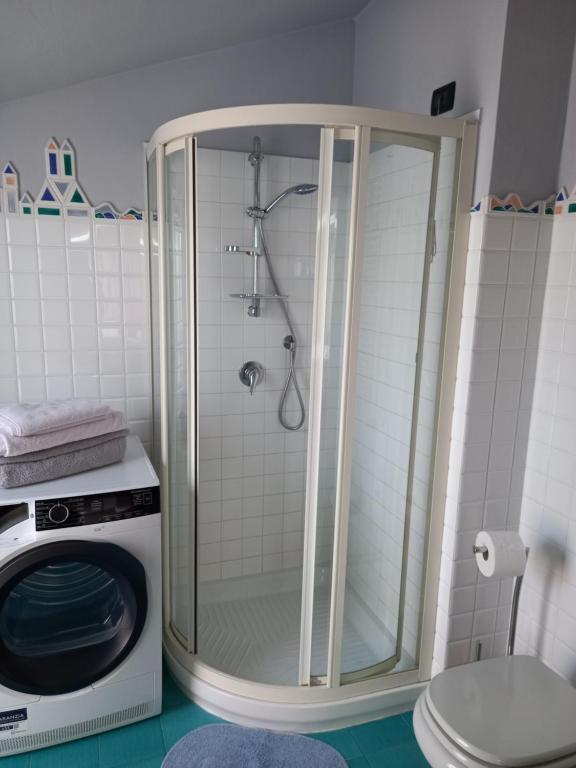 Kúpeľňa v ubytovaní La mansarda di Mi&Lo junior suite