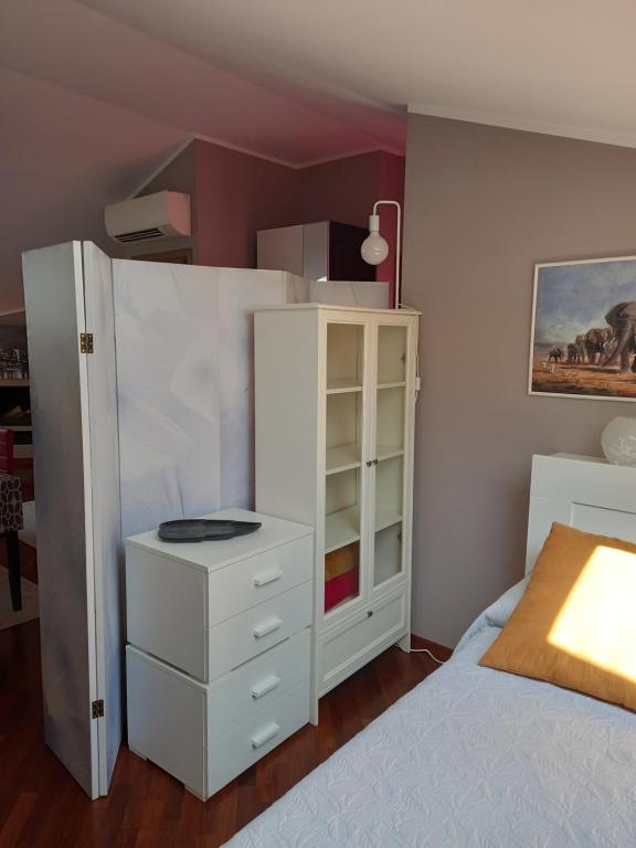 Posteľ alebo postele v izbe v ubytovaní La mansarda di Mi&Lo junior suite