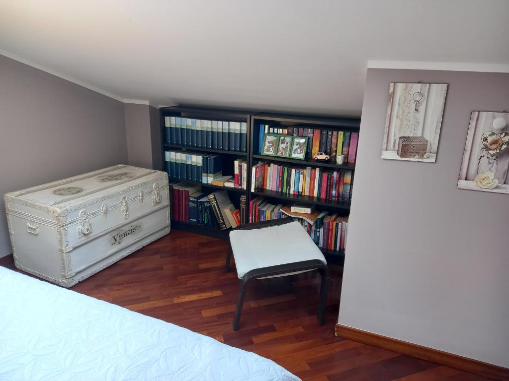 Posteľ alebo postele v izbe v ubytovaní La mansarda di Mi&Lo junior suite