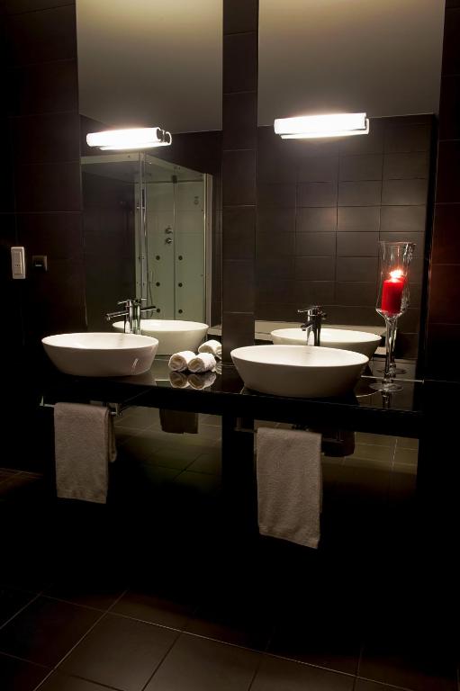 Koupelna v ubytování Vinyl M Hotel - Adults Only