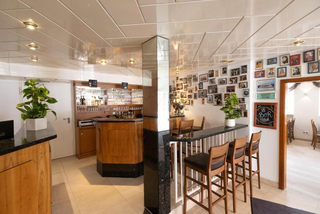 Kuchyň nebo kuchyňský kout v ubytování Hotel Bär