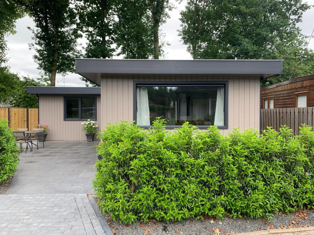 Zahrada ubytování Chalet Moderna Putten