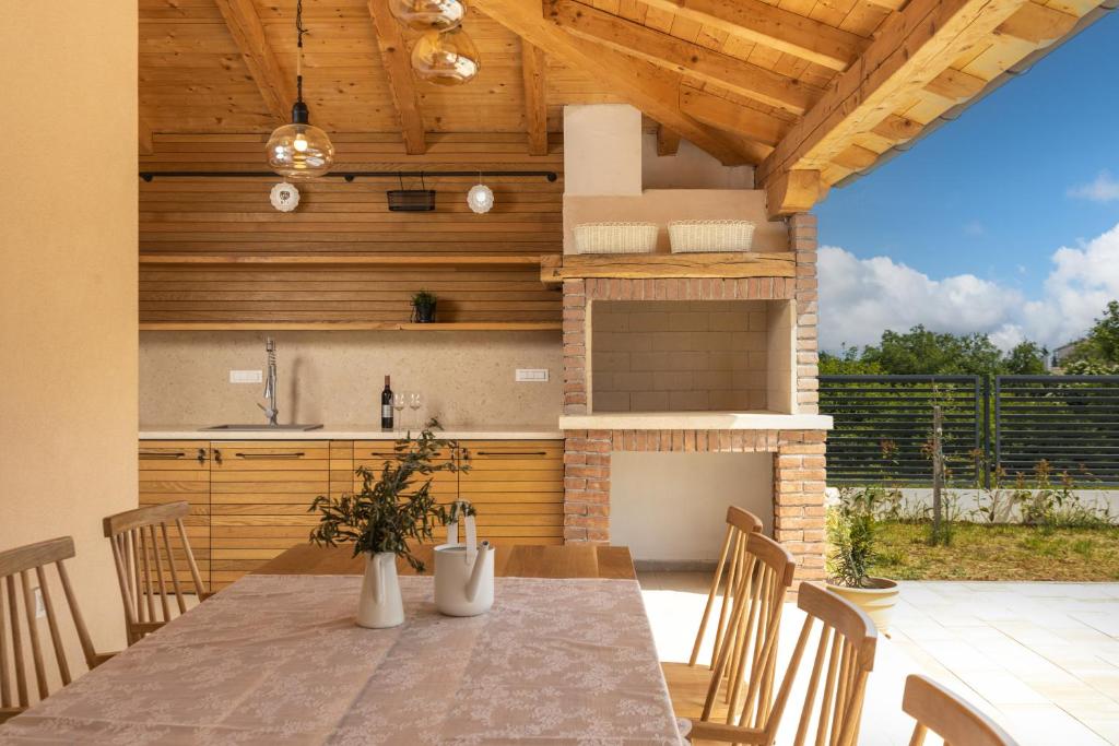 Balkón alebo terasa v ubytovaní Villa Savičenta