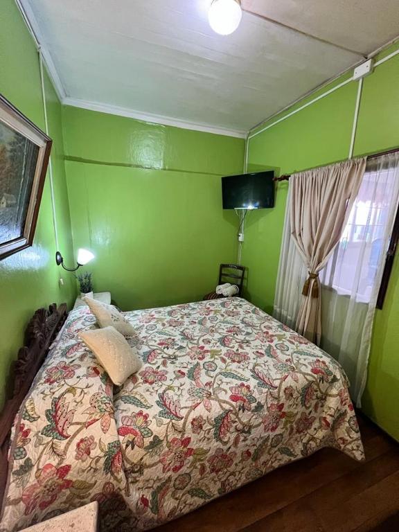 Postel nebo postele na pokoji v ubytování Residencial Campo Verde