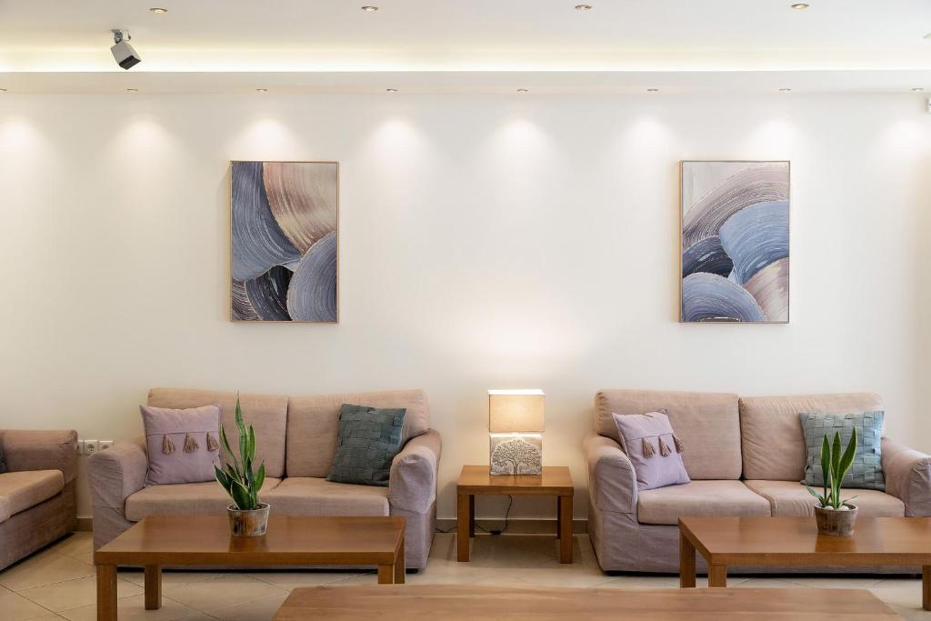 Posezení v ubytování Telesilla Hotel