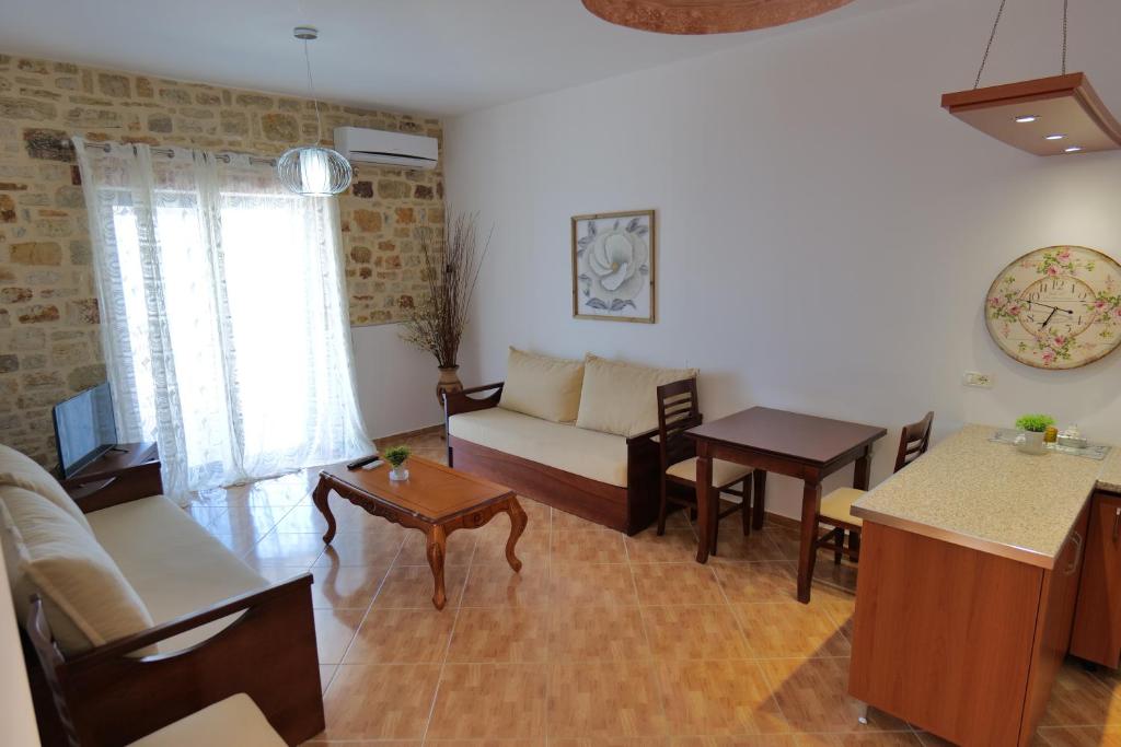Posezení v ubytování Sunset villas