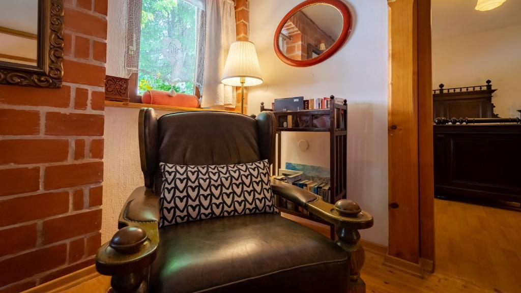 Posezení v ubytování Apartment Ernestova hiša